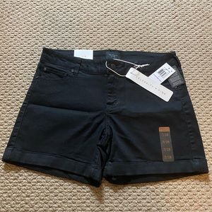black denim shorts brand new